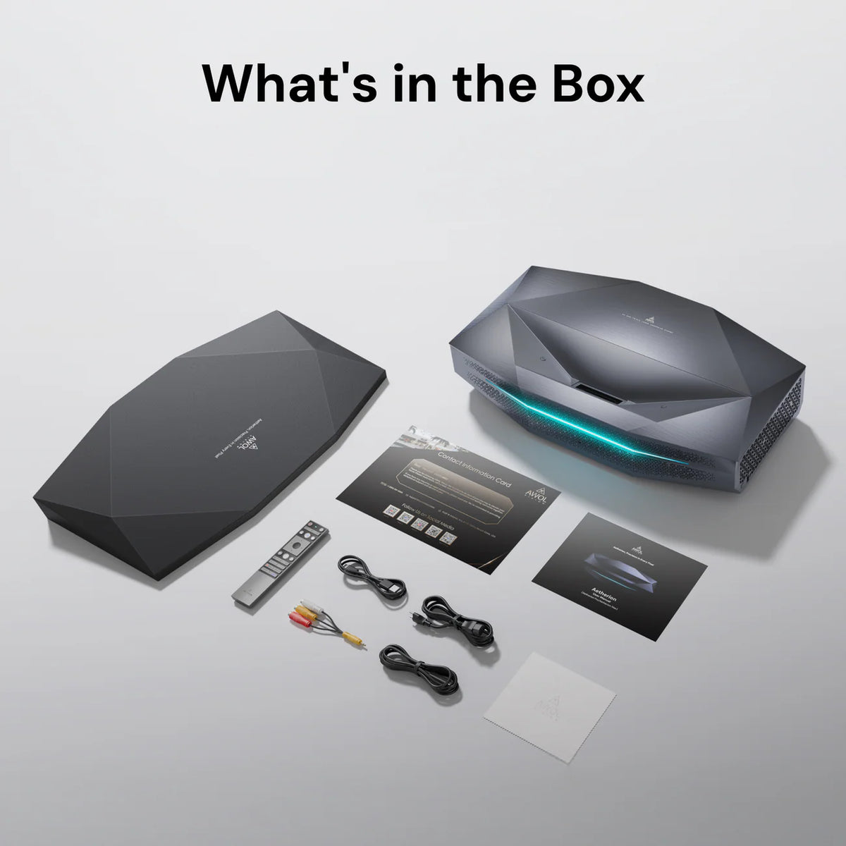 AWOL Aetherion Max 4K RGB Laser Ultra Short Throw Projector