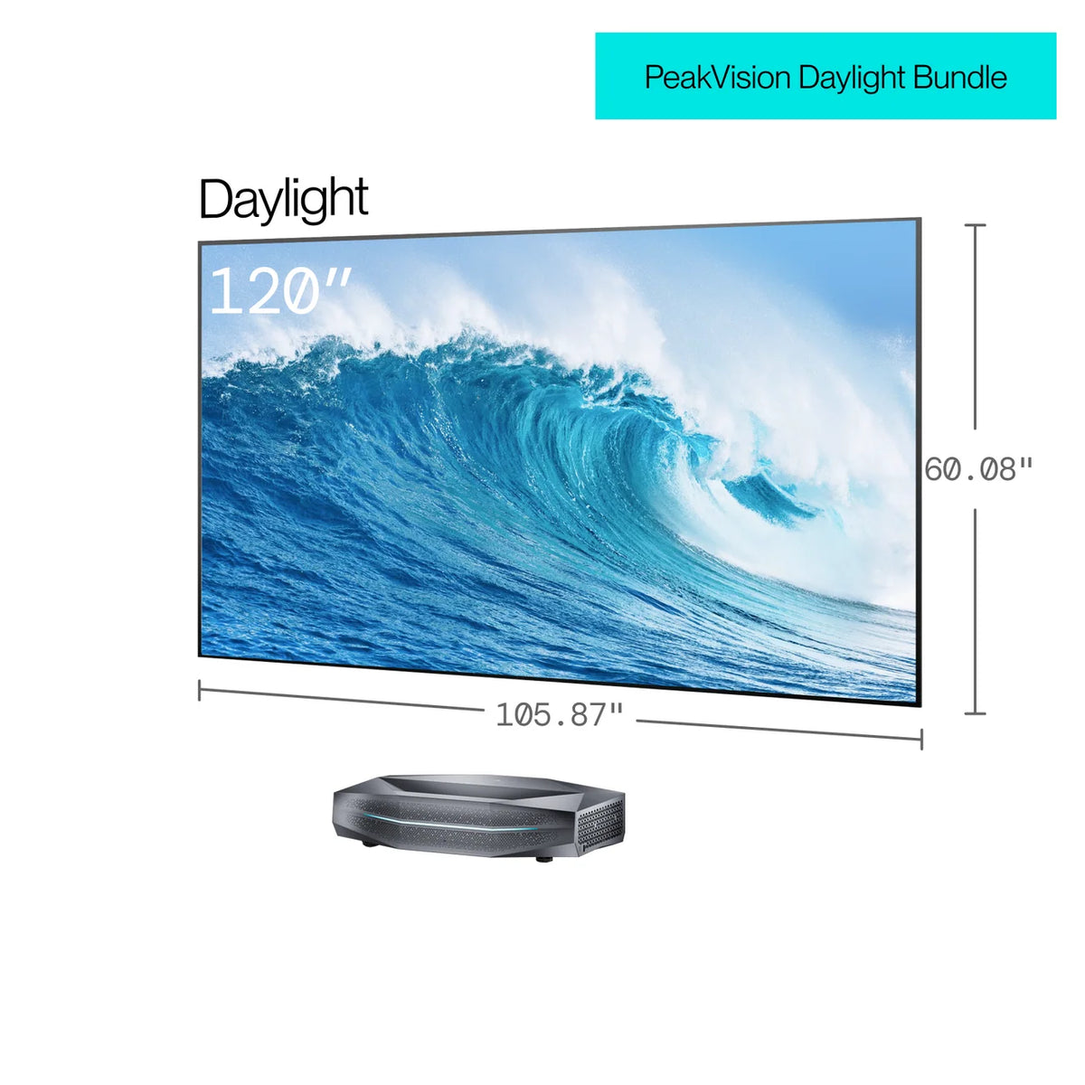 AWOL Aetherion Max 4K RGB Laser Ultra Short Throw Projector